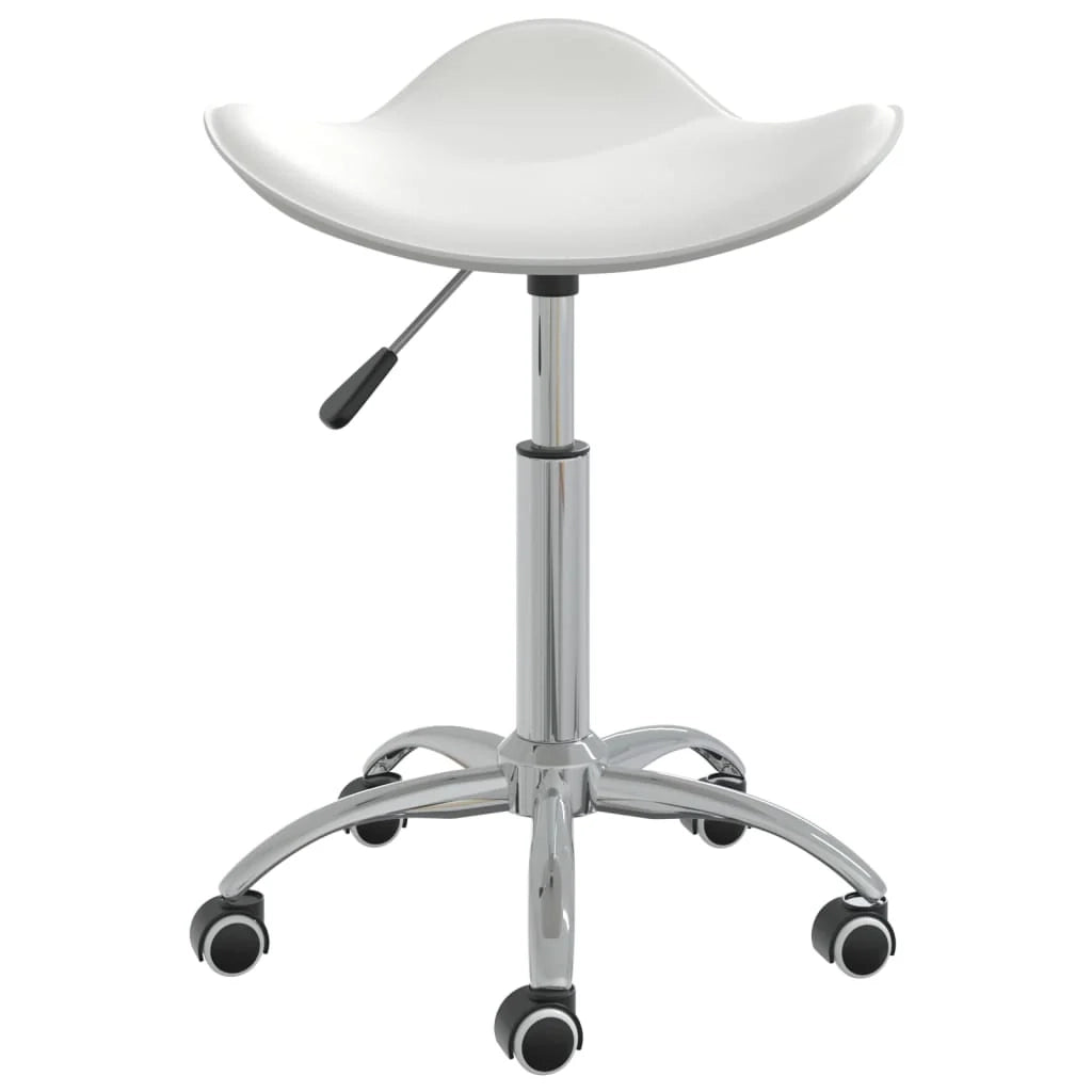 Sedia da ufficio/sedia da studio/sedia da ufficio in similpelle bianca 02_0023987