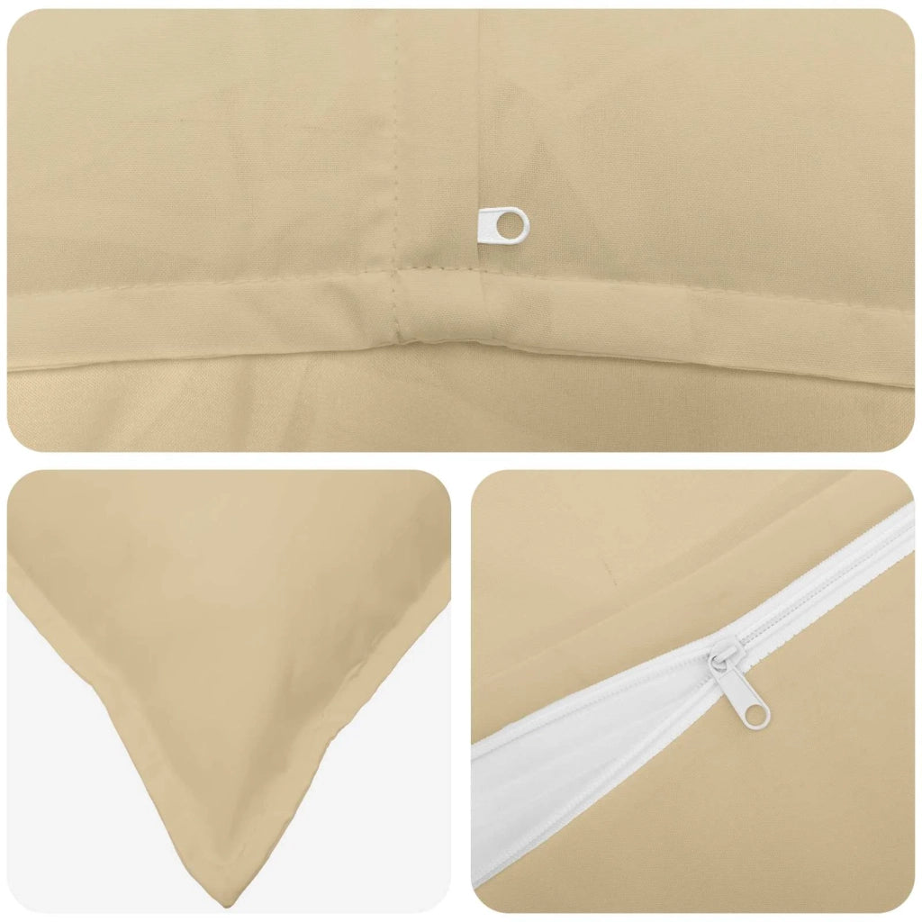 Federa 2 pcs HOUTEN Beige 45 x 45 cm Poliestere 918733