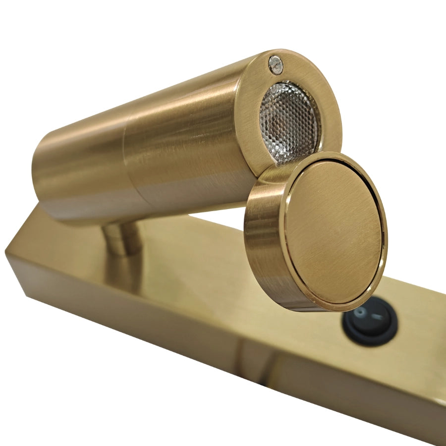 Applique MIRI oro orientabile LED 3W con interruttore