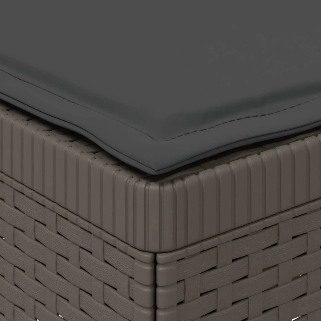 Divano da Giardino a 1 Posto con Cuscino Aspetto Rattan PP 8011829