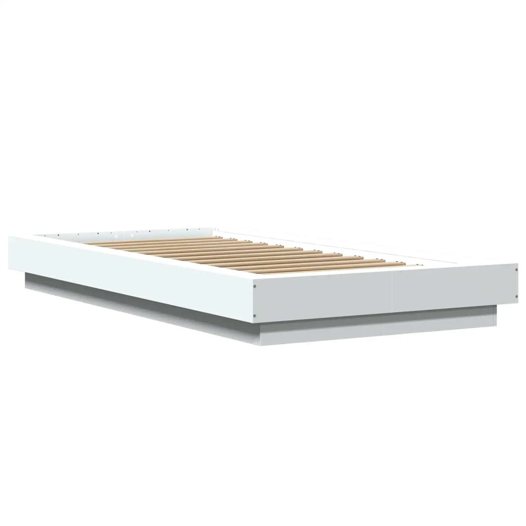 Letto con LED Bianco 80 x 200 cm Legno ingegnerizzato 3429581