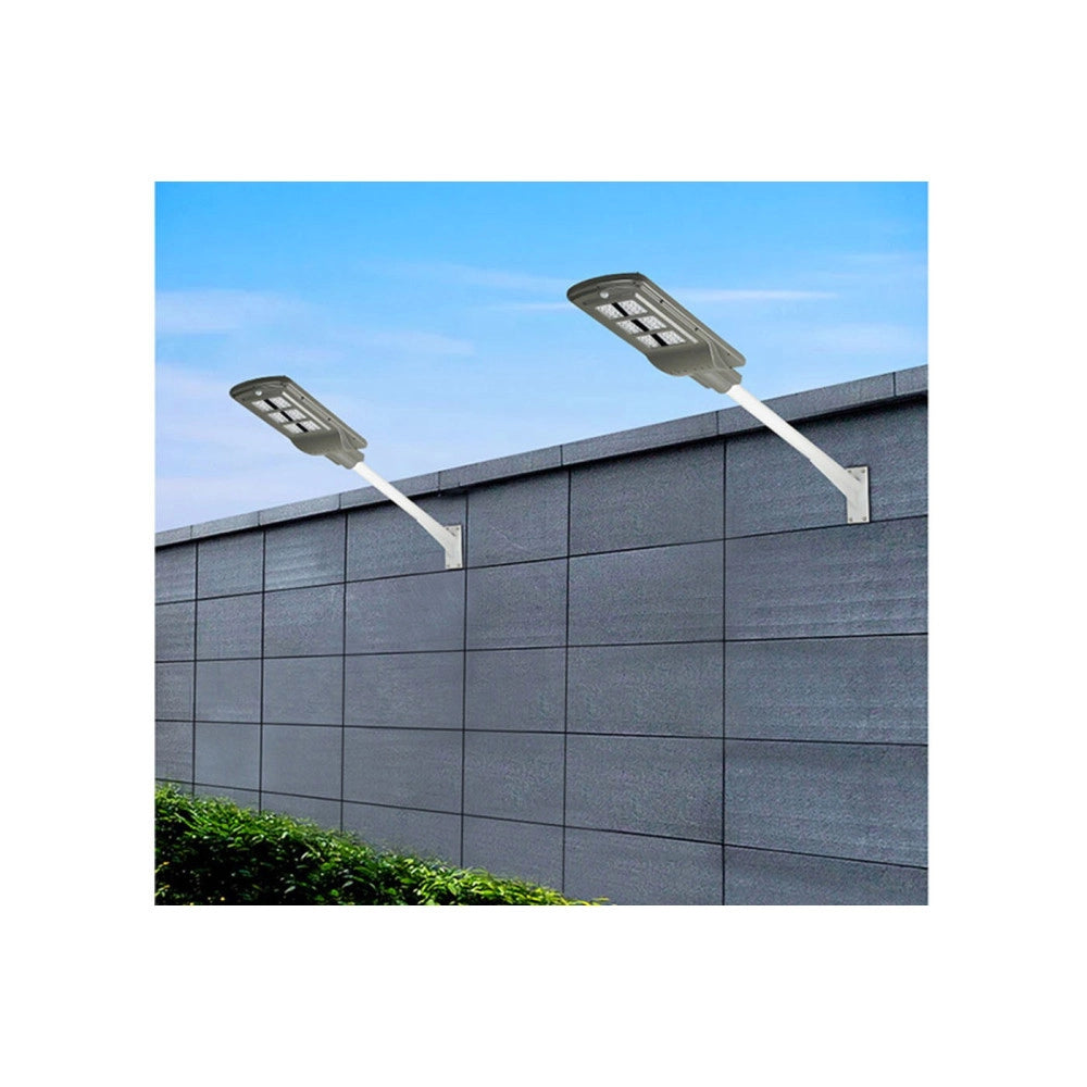 Trade Shop - Lampione Stradale Led 180 W Pannello Solare Fotovoltaico Con Telecomando Luce -