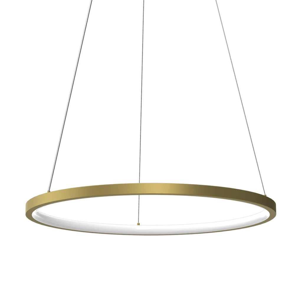 Sospensione LED Milagro Hoop anello Ø50 ottone 27W