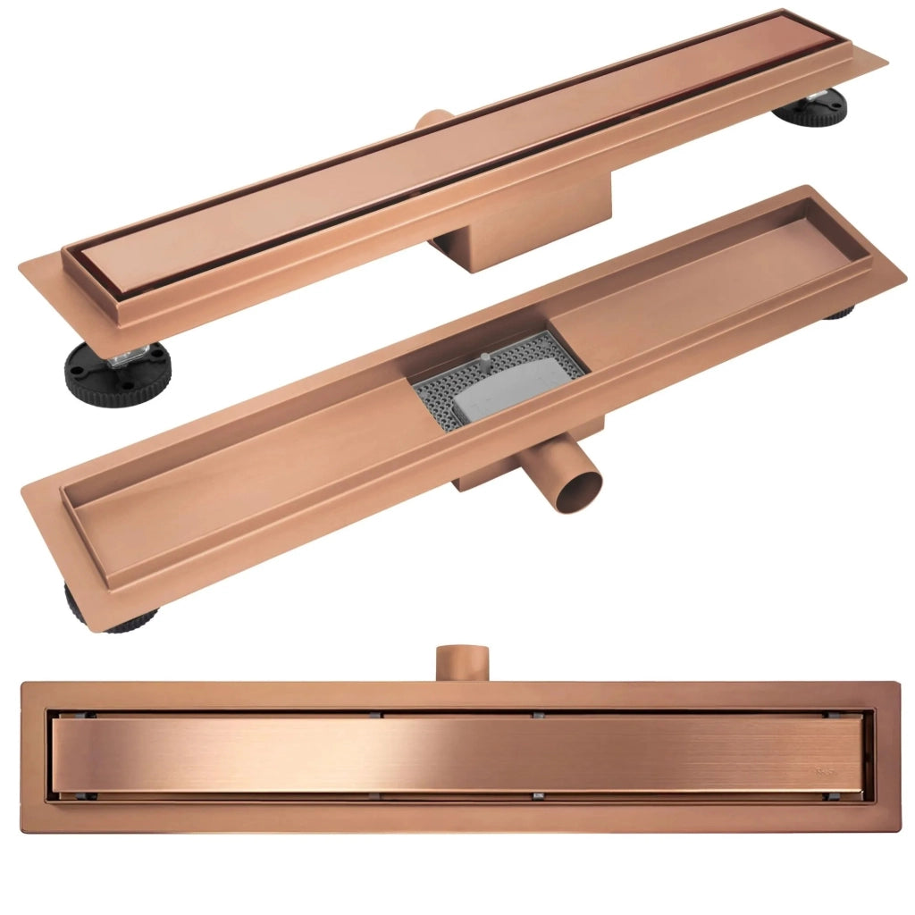 Scarico Lineare Neox Brush Copper 70
