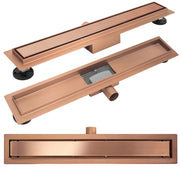 Scarico Lineare Neox Brush Copper 70