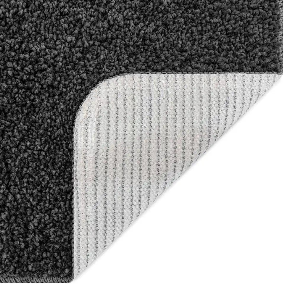 Tappetino da bagno antiscivolo Grigio scuro 50 x 80 cm PP 4019824