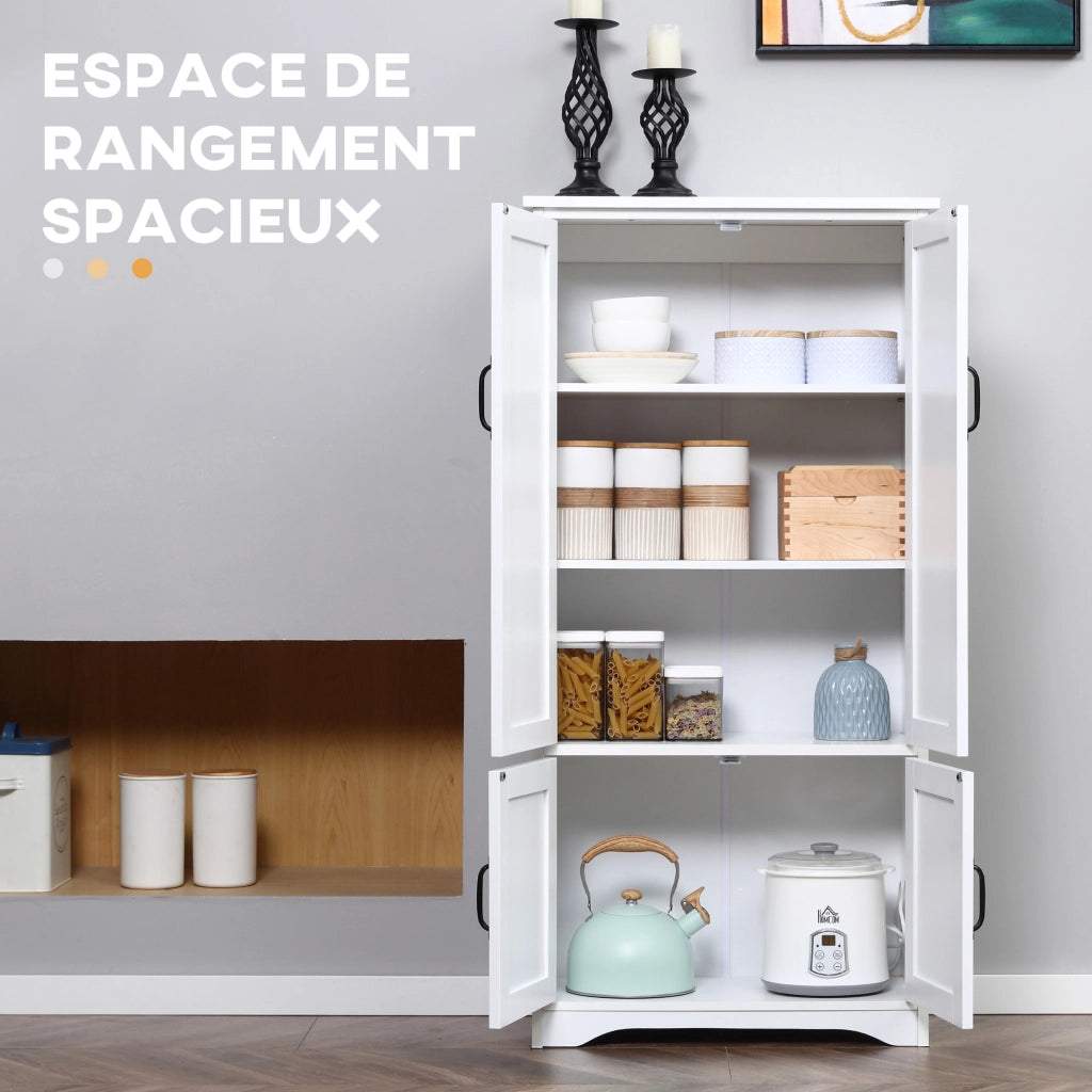 Armadio da cucina ¨C zephmum ¨C bianco 2 ante 3 ripiani