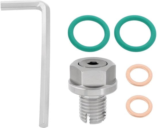 Viti di scarico per olio in acciaio inossidabile M12.1-1.5mm - Adatto per motori, auto e barche