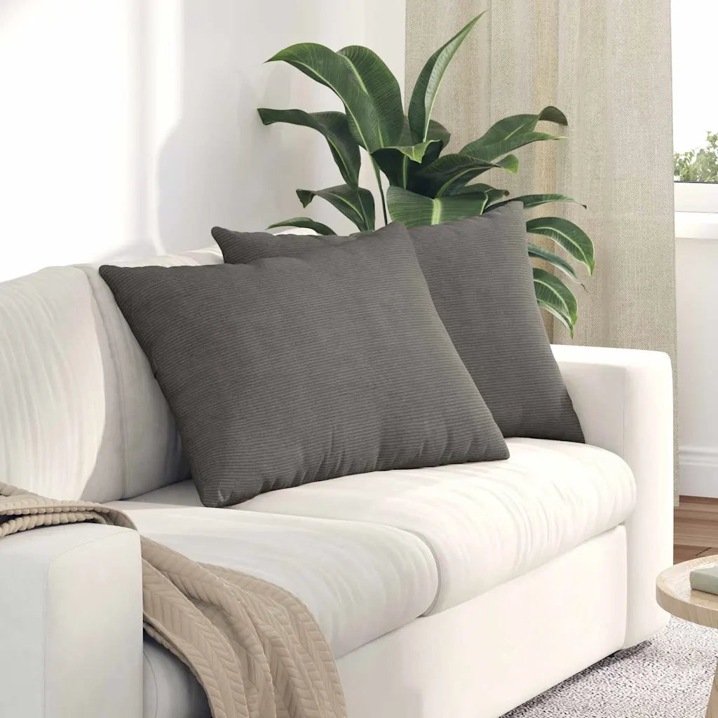 Cuscini da Divano 2 pcs Grigio chiaro 70 x 50 cm 42013774