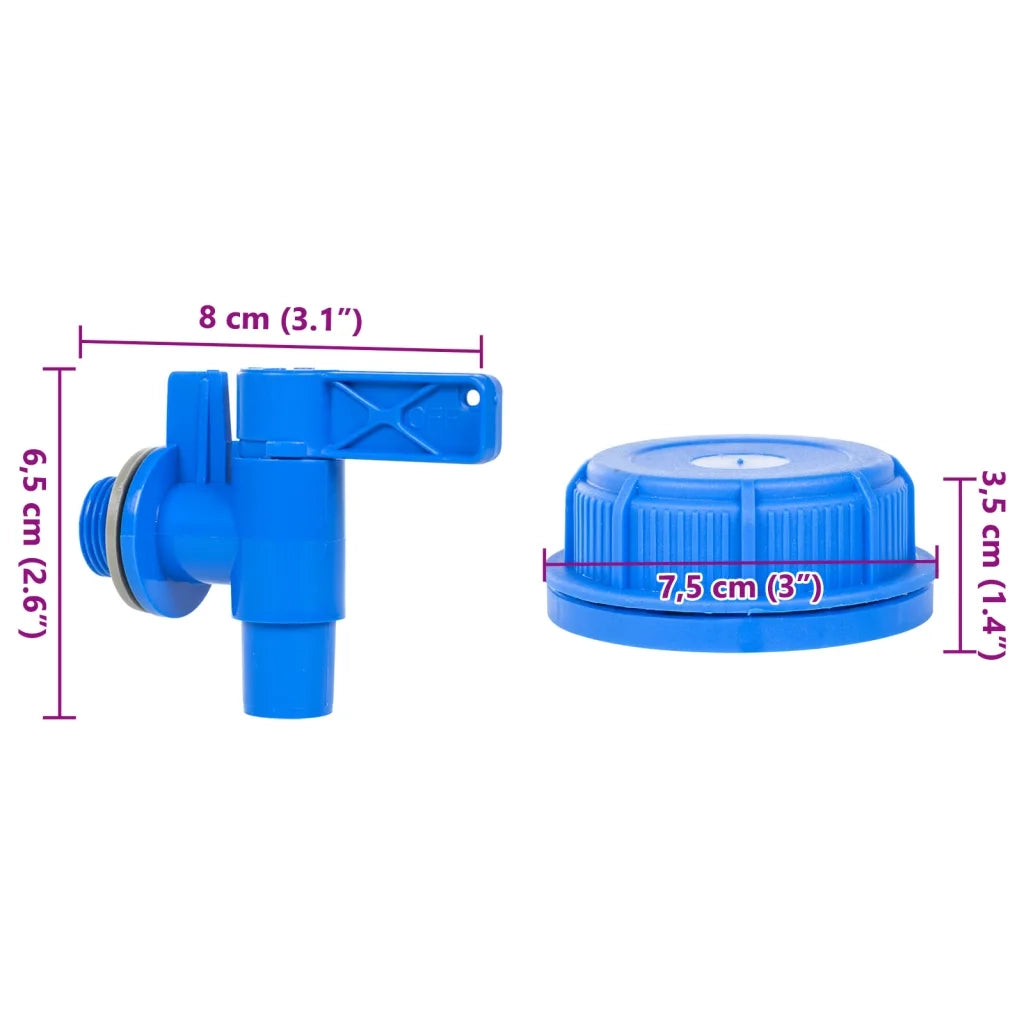 Contenitore Acqua con Rubinetto Trasparente 10 L in Plastica 155040