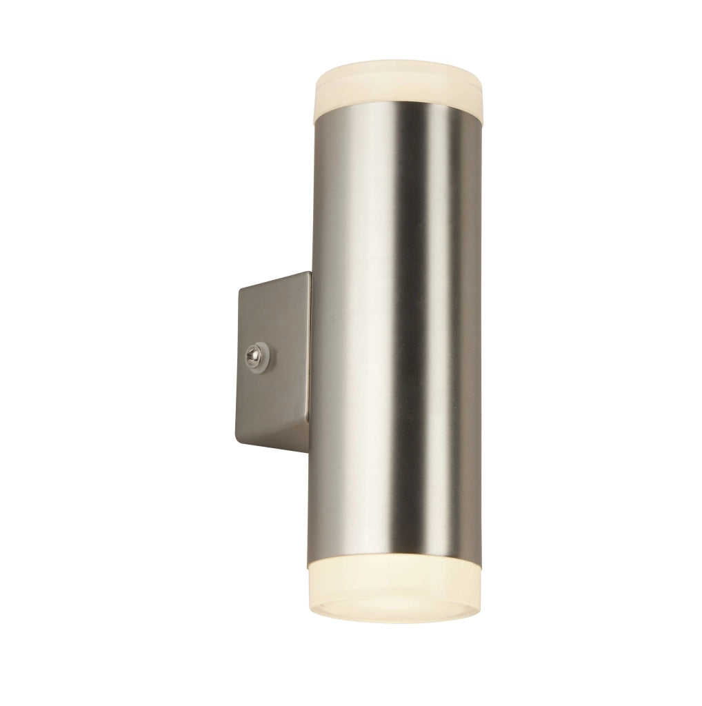 Applique Moderna Metro Policarbonato Argento Led 3,95X2W