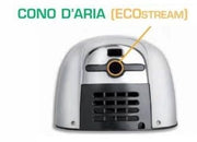 Asciugamani elettrico ECOSTREAM SF1100 hot alluminio Cromo satinato