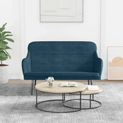 Panca Blu 110x76x80 cm in Velluto 351453