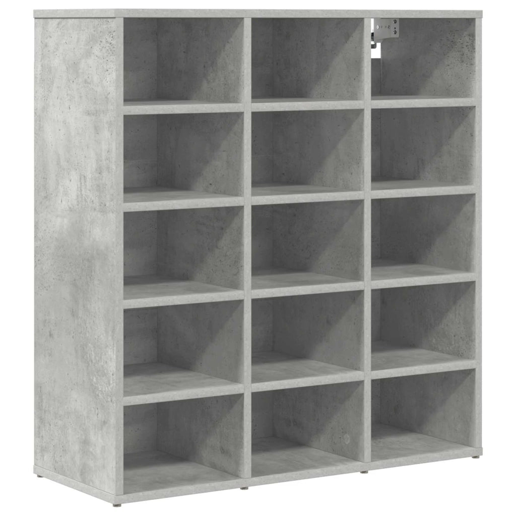 Scarpiera | Mobile per scarpe Grigio cemento 77,5 x 30 x 83,5 cm