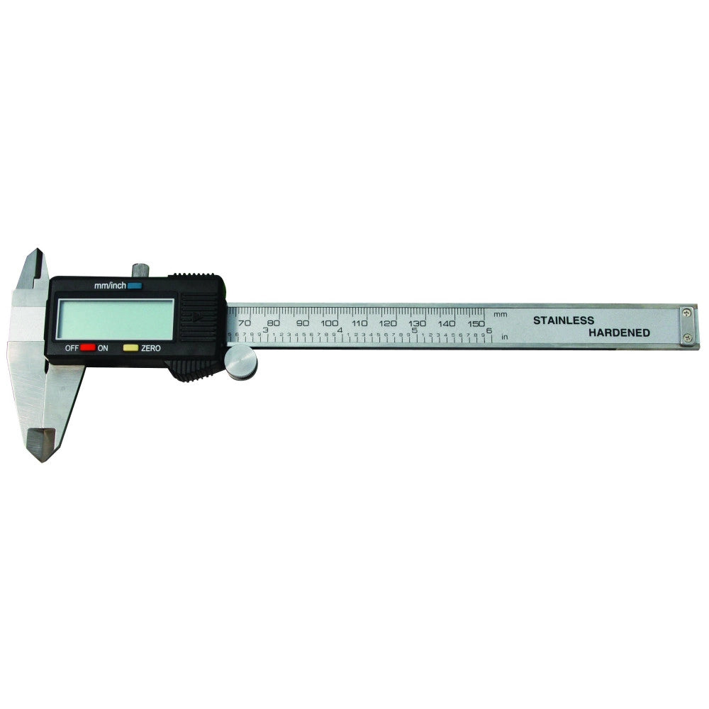 Trade Shop - Calibro A Corsoio Cassa In Metallo Digitale 150 Mm Con Display E Custodia -