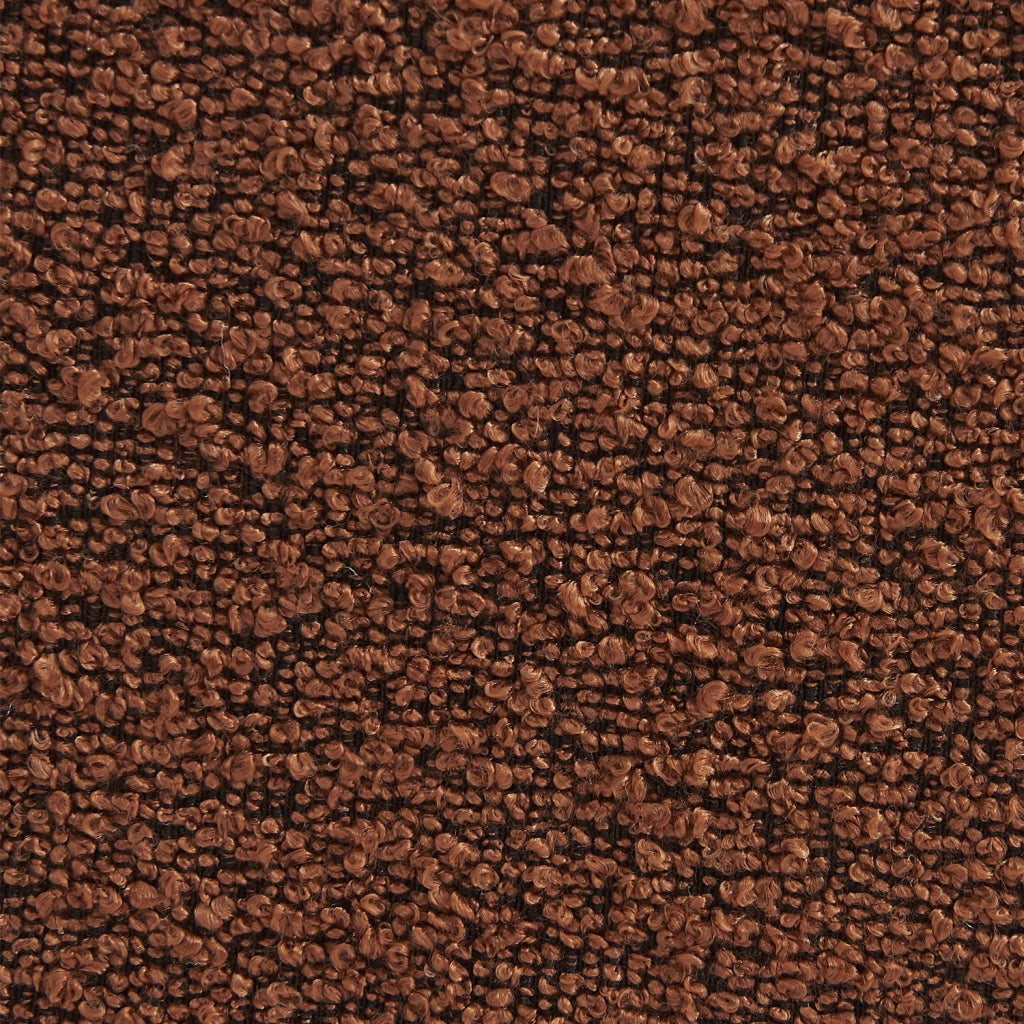 Divano modulare boucle, 2 posti, terracotta