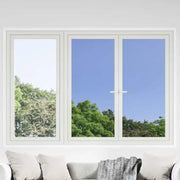 Pellicola per Finestra Solare Riflettente Statica Argento PVC 3394732