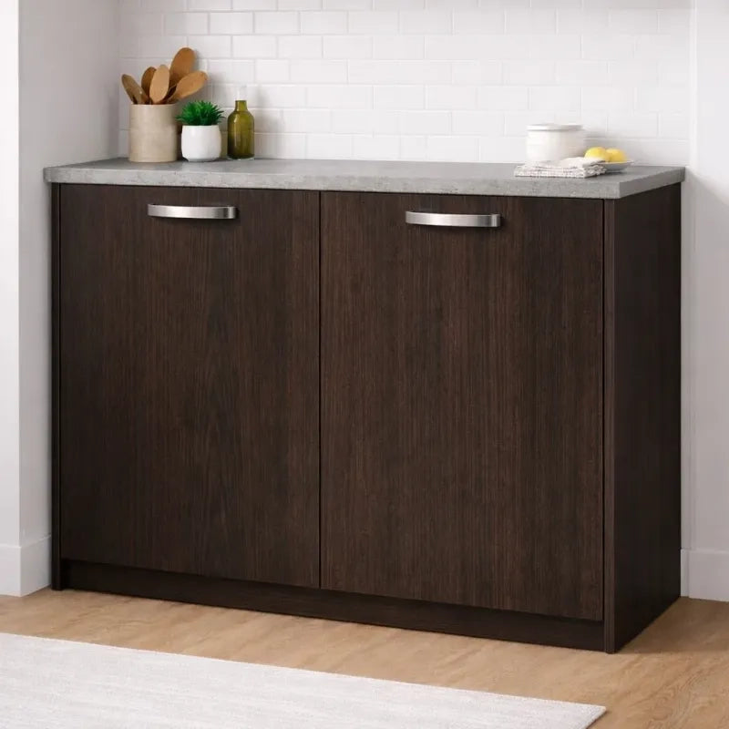 Anta per mobili in Legno nobilitato Compresa di Maniglia 90x30 Wenge