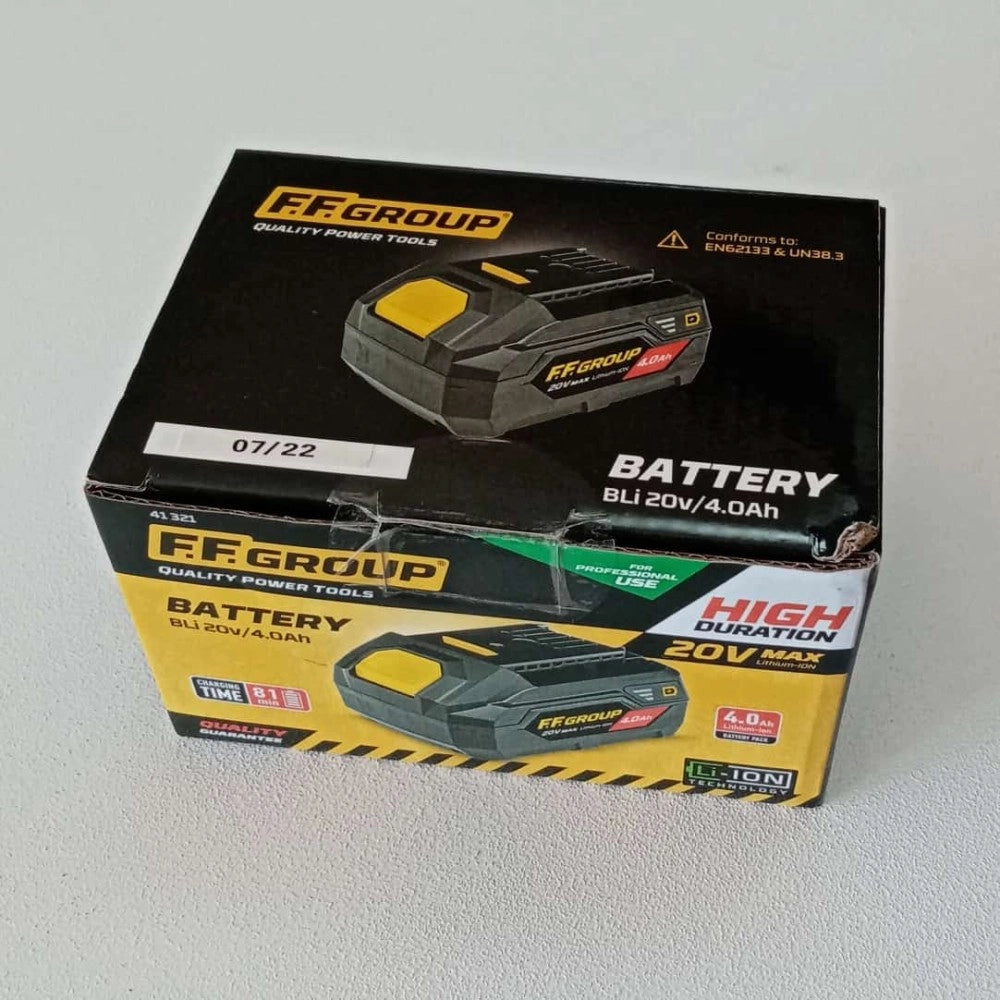Ff group batteria bli 20v 4.0ah ioni di litio per utensili
