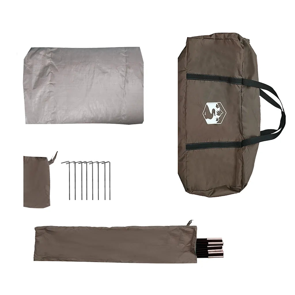 Tenda per Auto per 2 Persone Verde Impermeabile 4009531