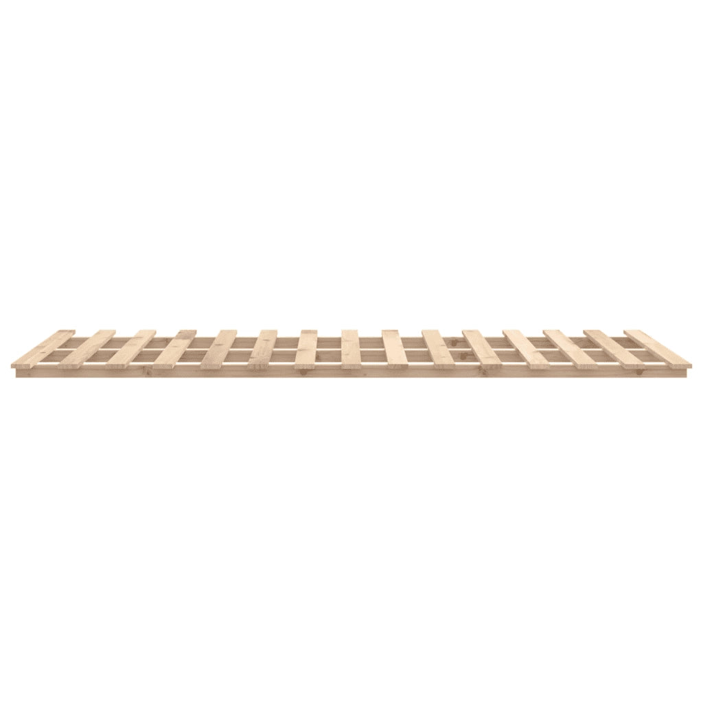 Letto senza Materasso-Struttura Letto 120x190 cm in Legno Massello di Pino 670986
