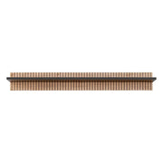 Scaffale da muro NIELSEN – 160 cm quercia e nero – Design contemporaneo