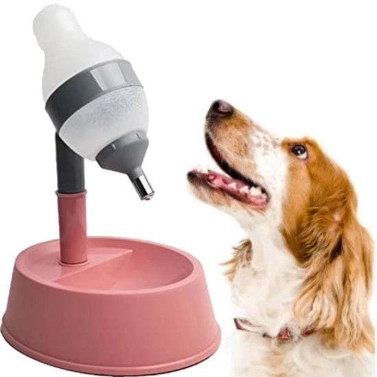Dispensatore d'acqua per gatti Sostenibile - Altezza regolabile - Base stabile - Rilascio automatico dell'acqua - Multifunzionale - Adatto per animali domestici - Dispensatore d'acqua per animali