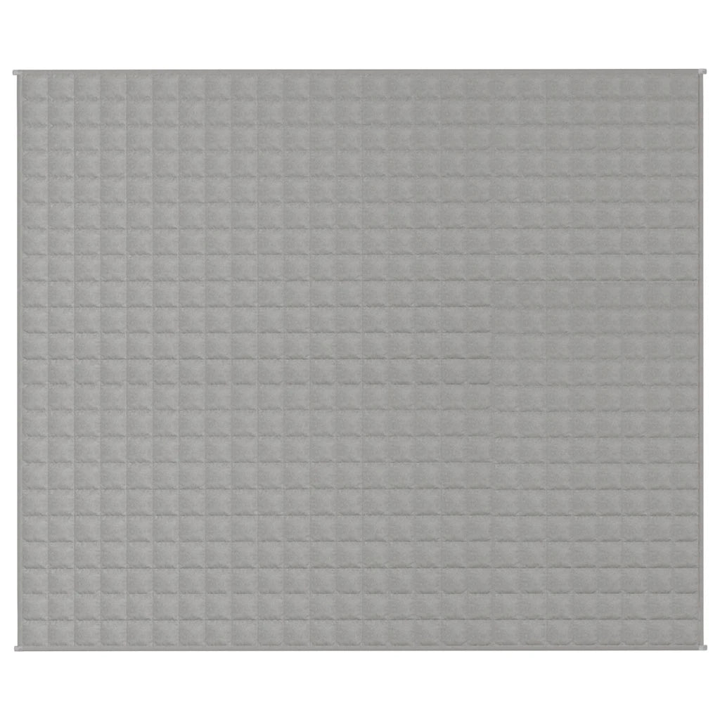 Coperta Ponderata Grigia 220x260 cm 15 kg Tessuto