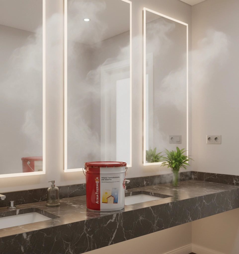 Atria atriathermika pittura per interni termoisolante e antimuffa *** formato 2.5 lt, confezione 1