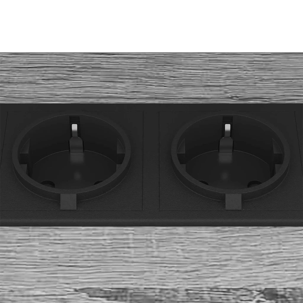 Armadio da Notte Grigio Sonoma 38 x 30 x 48 cm 859586