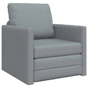 Divano letto | Sof¨¤ letto | Letto singolo 60cm Grigio chiaro Tessuto