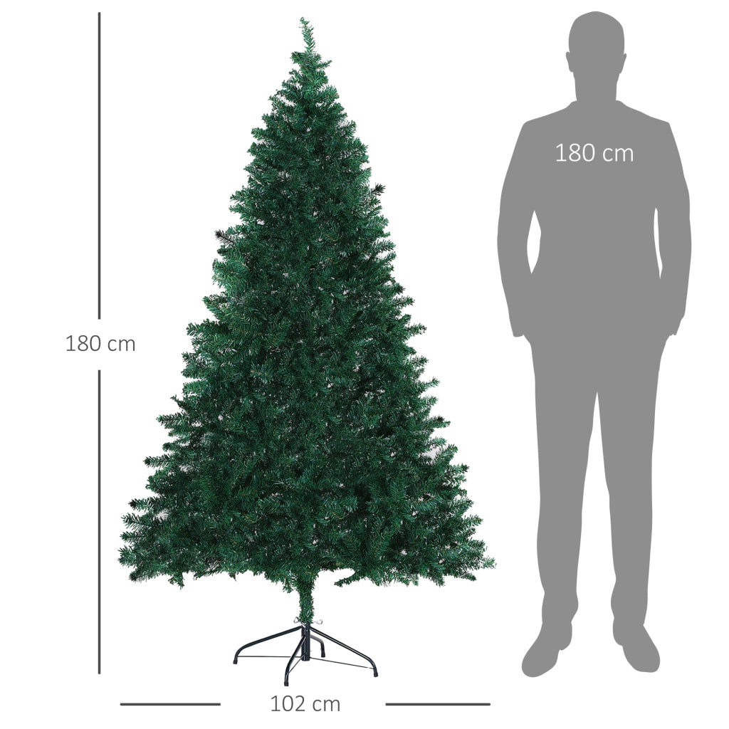 Albero di Natale Artificiale 180 cm ¨C Minimal ¨C Base Acciaio