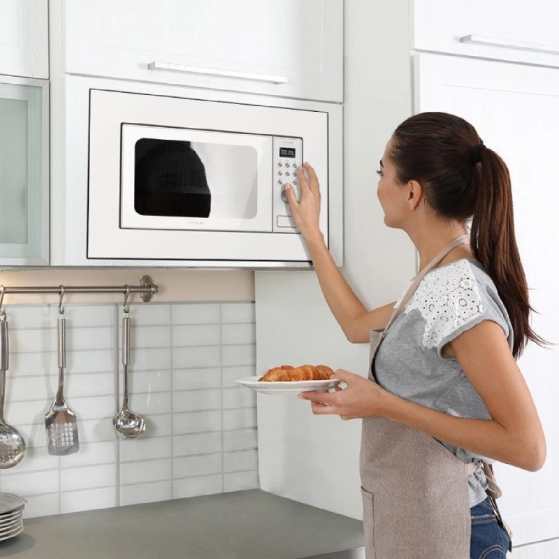 CECOTEC 01378 - Microonde a incasso GrandHeat 2000 Built-In White