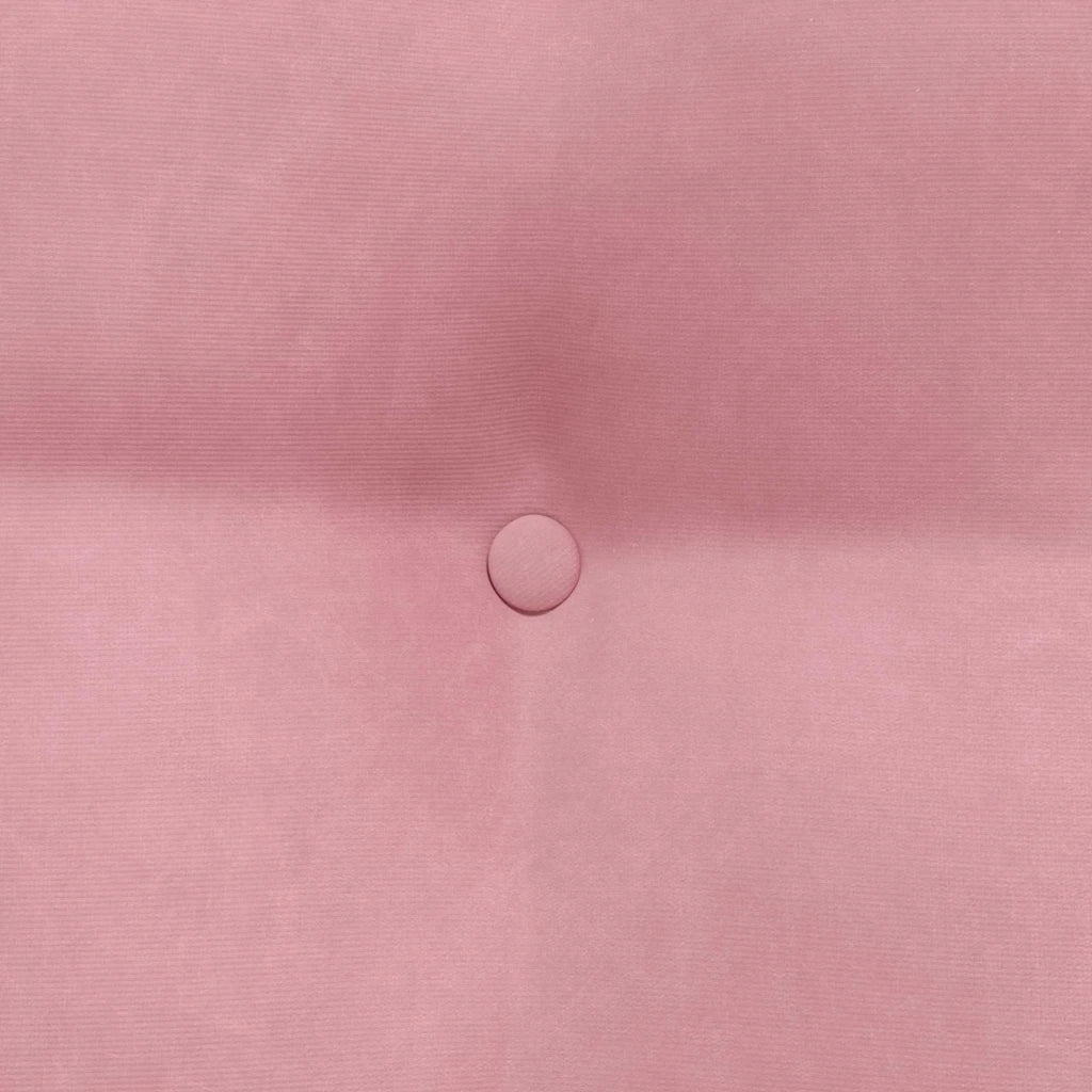 Cuscino per Schiena Rosa 45 x 24 x 50 cm Velluto 42014375