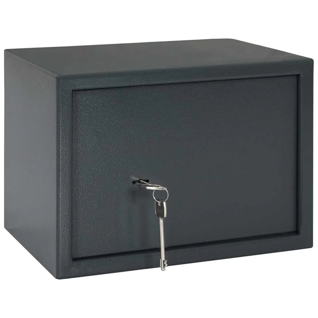 Cassaforte con blocco Grigio scuro 35 x 25 x 25 cm Acciaio 42011315
