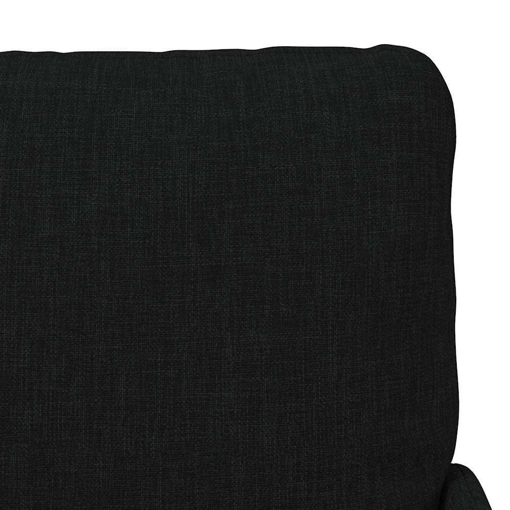Divano | Divano da soggiorno | Sofa con cuscino 55cm Nero Legno compensato