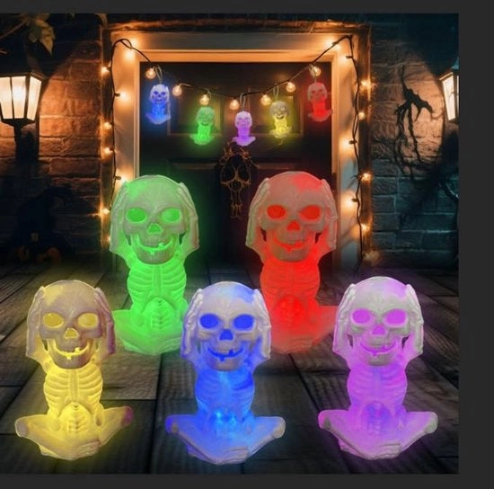 5 Pacchi Decorativi LED di Halloween