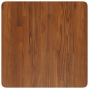 Piano Tavolo Quadrato Marrone Scuro 60x60x4cm Rovere Trattato 343076