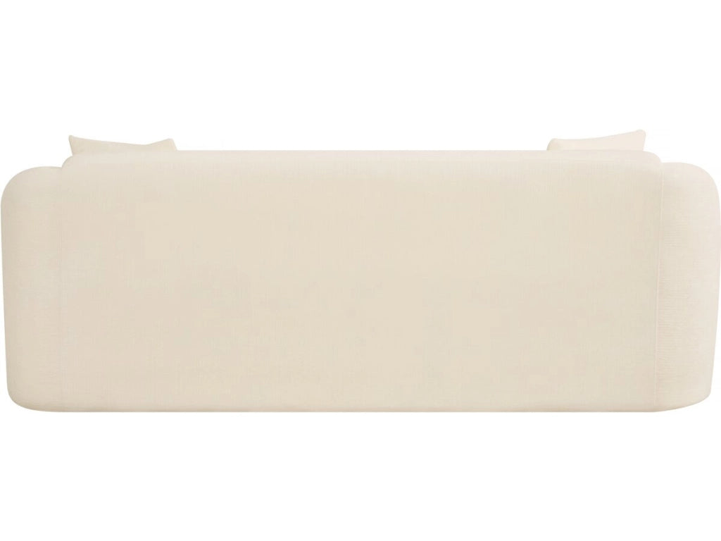 Divano fisso diritto in tessuto "Ondine" - 3 posti - Beige