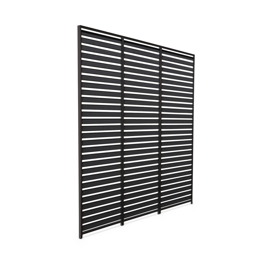 Set di 3 persiane 1m per pergola bioclimatica, antracite