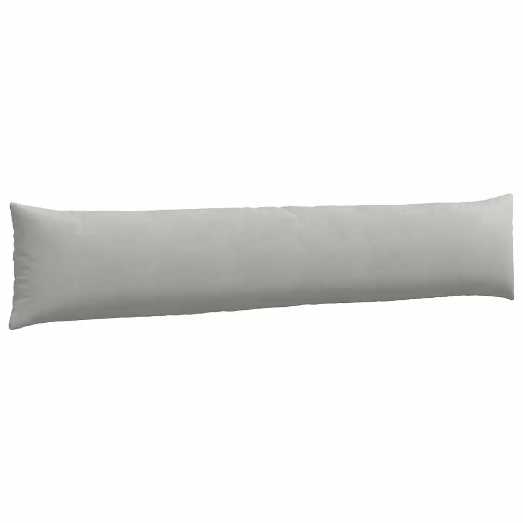 Cuscini da Divano 2 pcs Grigio chiaro 200 x 40 cm Tessuto 42013898