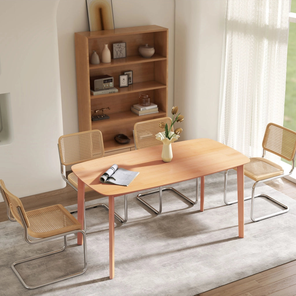 Tavolo da pranzo rettangolare allungabile ¨C Xylo ¨C legno massello naturale 150x80x76 cm per 6 persone