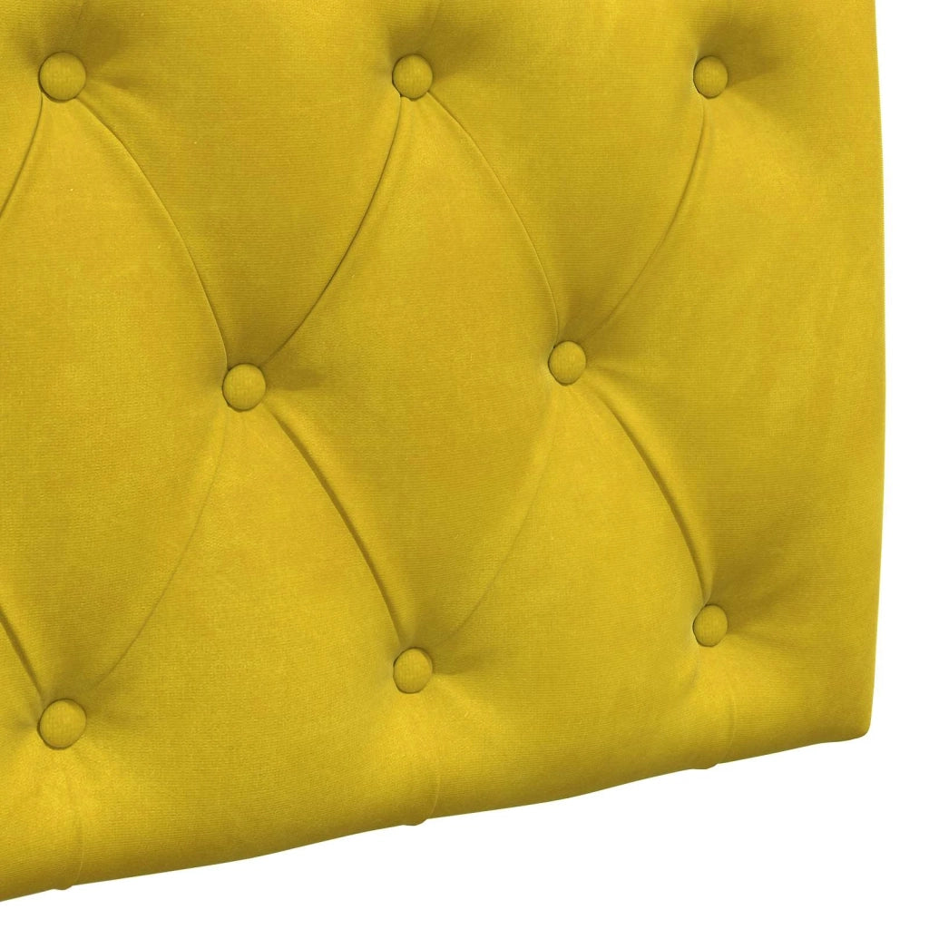 Testiera sospesa Con luce LED Giallo Velluto 42032087