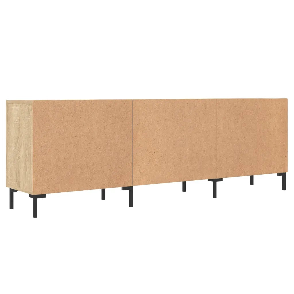 Mobile Porta TV-Credenza per TV Rovere Sonoma 150x30x50 cm in Legno Multistrato