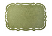 Tovaglietta cotone sagomata Verde 48x33 cm