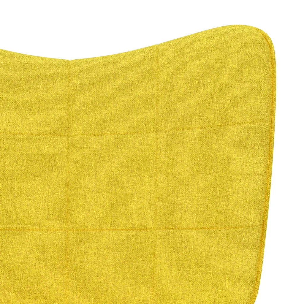 Sedia Relax Giallo Senape in Tessuto 327948