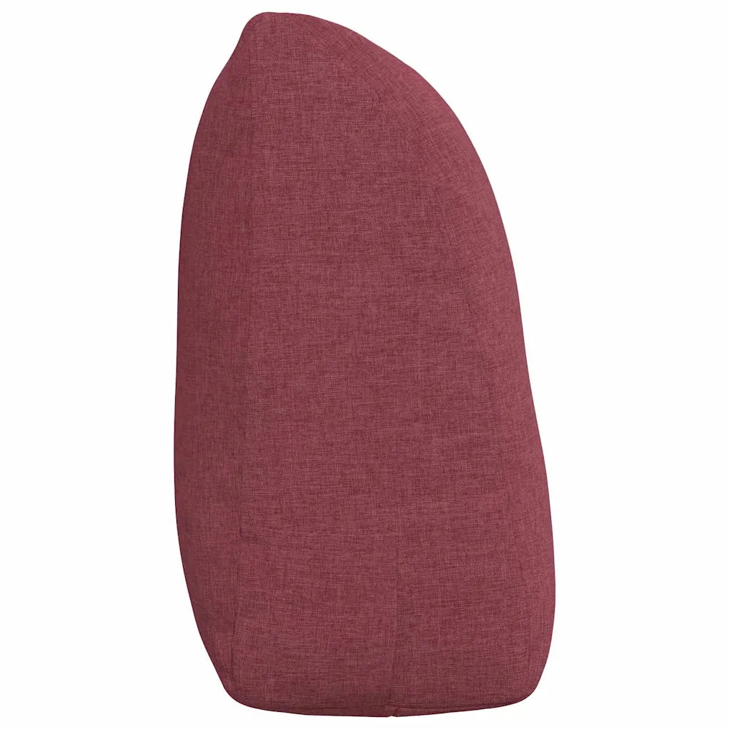 Cuscino per Schiena Rosso Vino 120 x 24 x 50 cm Tessuto 42014473