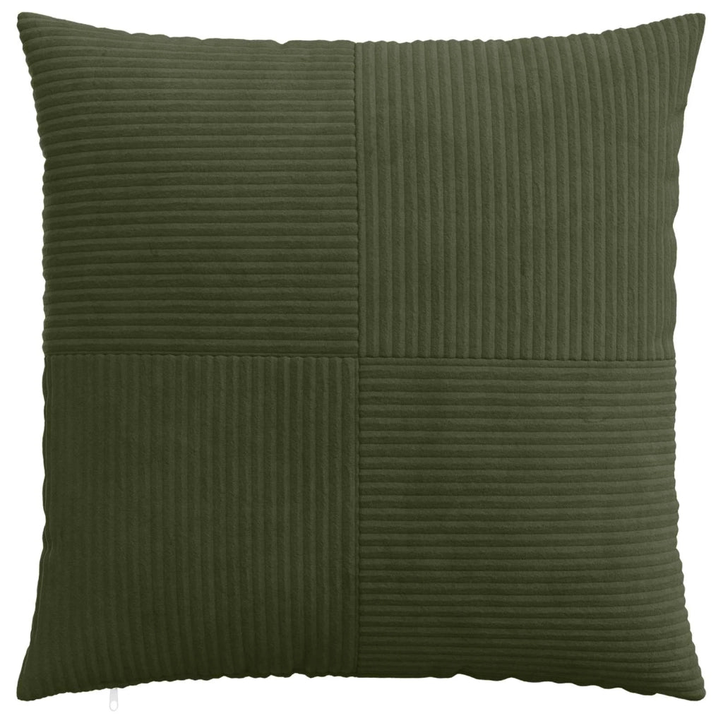 Federa 2 pcs ALMELO Verde 55 x 55 cm corduroy 915321