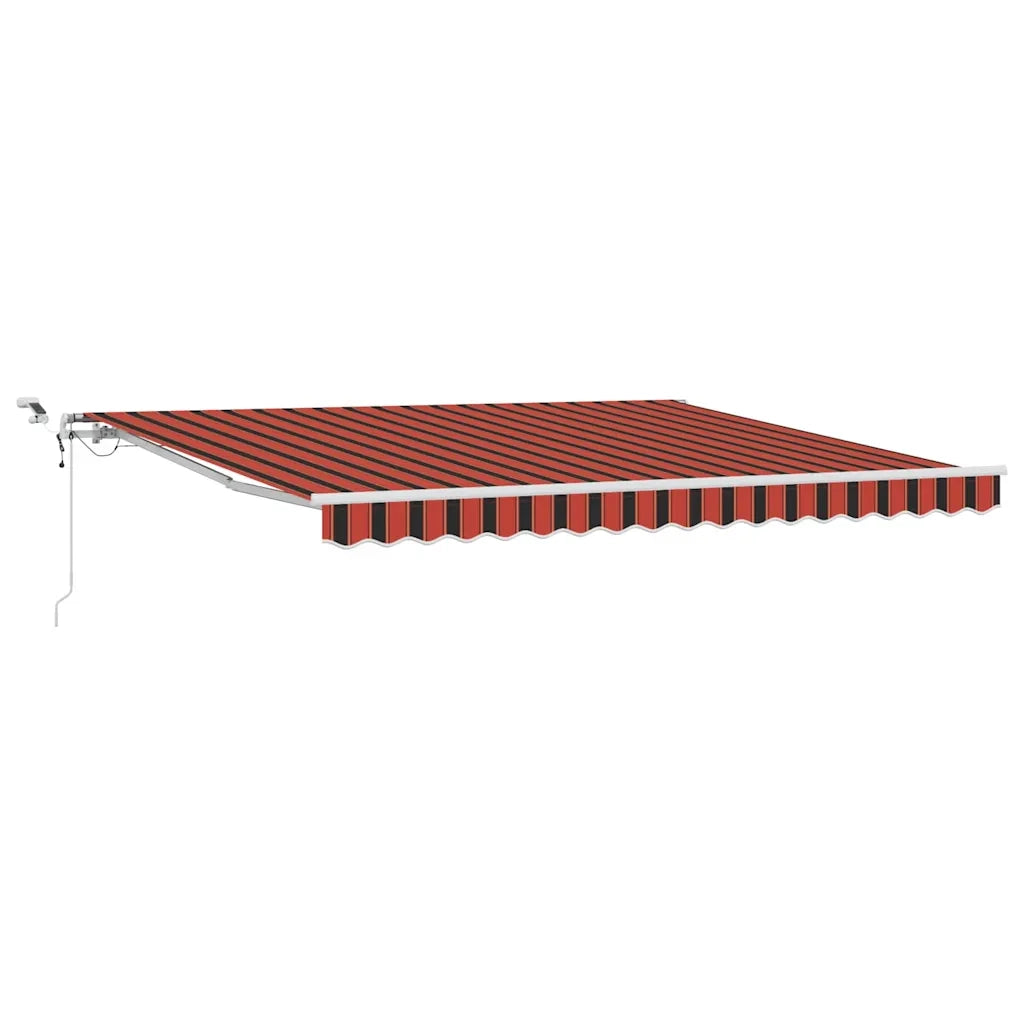 Tenda Retrattile Arancione e Marrone 400 × 300 cm 3330508