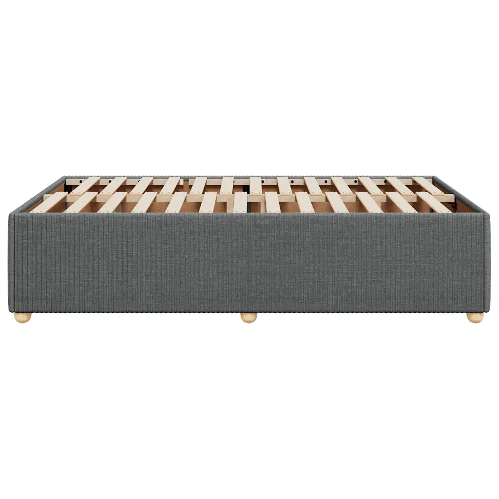 Giroletto senza Materasso Grigio Scuro 120x190 cm in Tessuto 3284922